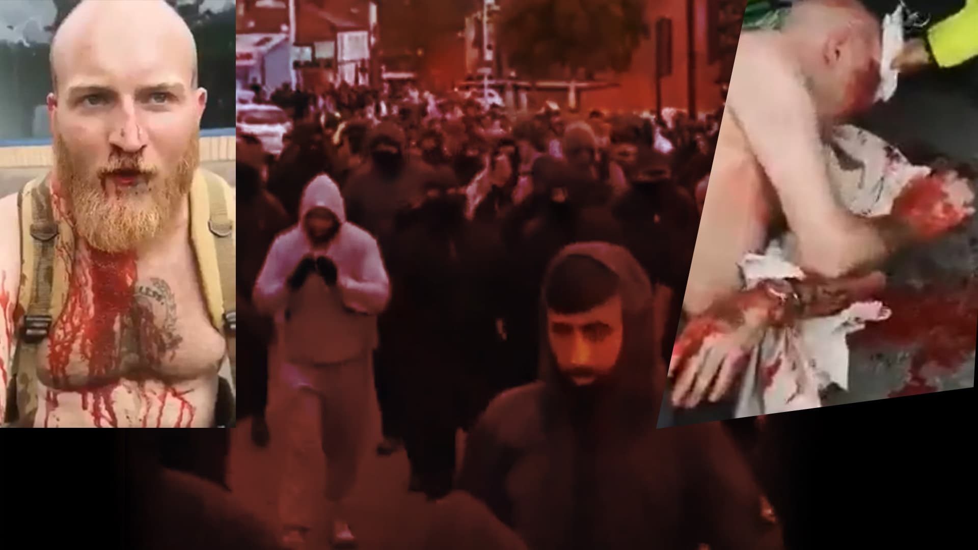 Massenproteste, Gewalt und „Allahu Akbar“-Rufe: Migranten jagen in England Demonstranten mit Axt und Messer