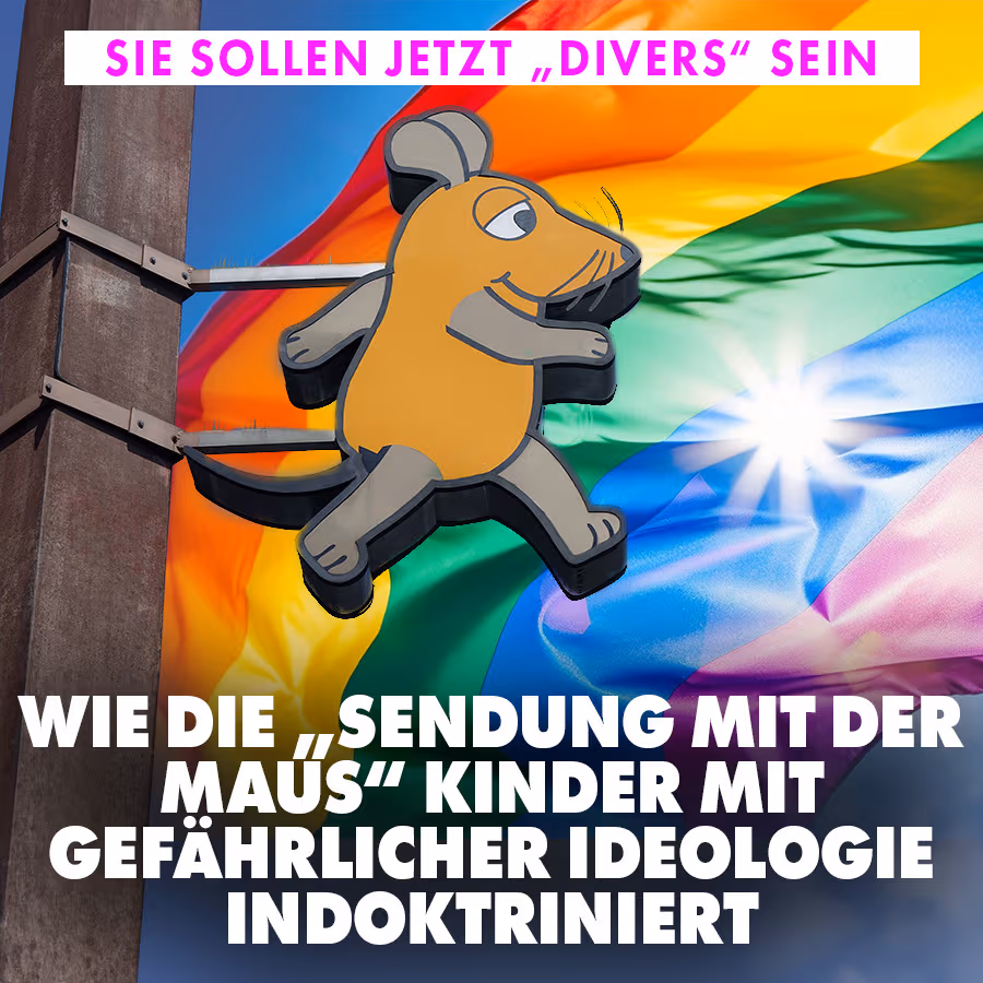 Sie sollen jetzt „divers“ sein: Wie die „Sendung mit der Maus“ Kinder mit gefährlicher Ideologie indoktriniert