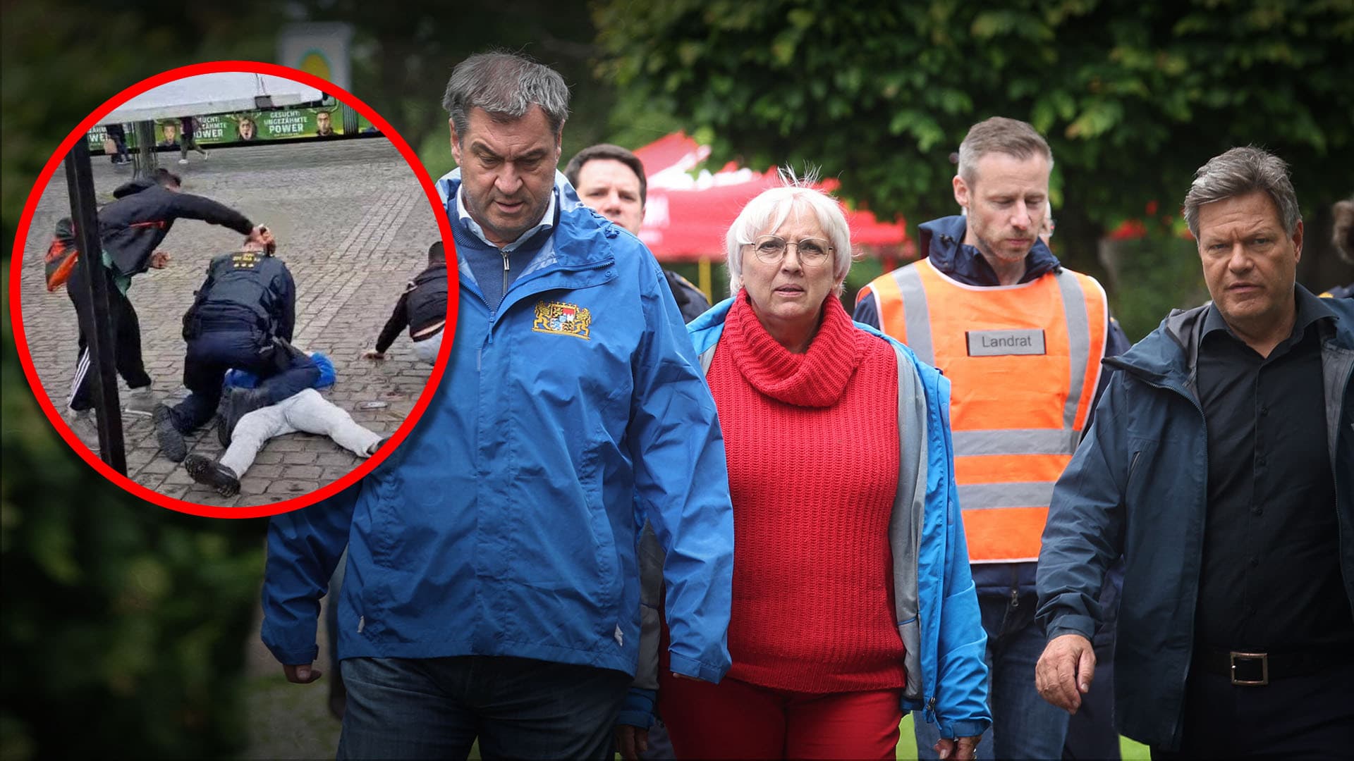 Politiker im Wahlkampf: Alle fahren in die Flut, keiner fährt nach Mannheim