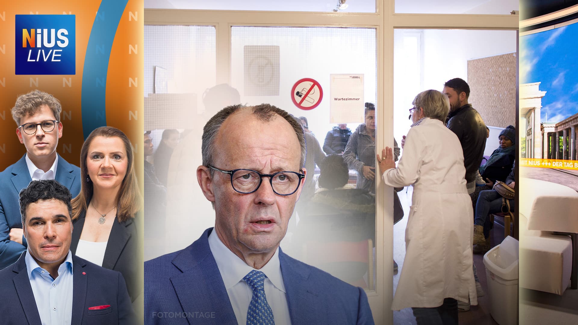 NIUS Live am Mittwoch: Die Wahrheit über Migration und Krankenkasse