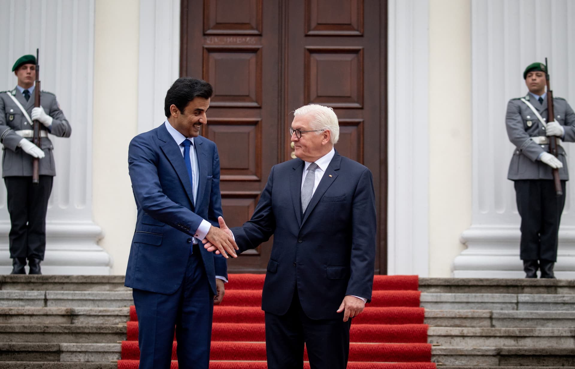 Nur sechs Tage nach Israel-Terror: Steinmeier und Scholz empfangen obersten Hamas-Beschützer