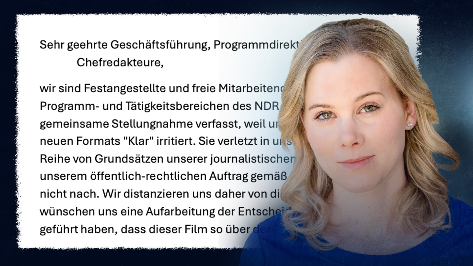„Verletzung der journalistischen Sorgfaltspflicht“: NDR-Mitarbeiter laufen Sturm wegen kritischer Migrations-Doku von Julia Ruhs