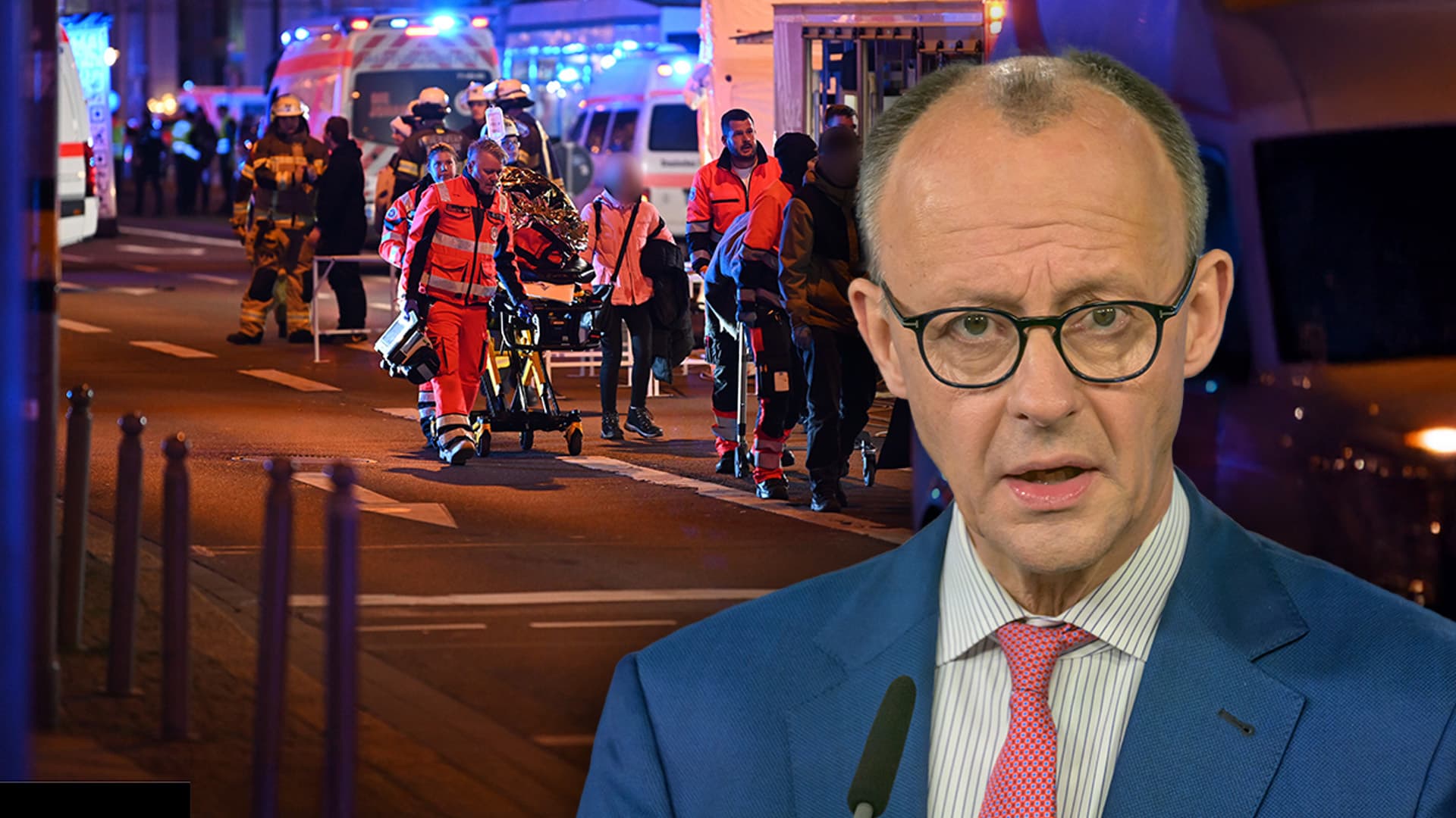 CDU-Chef Friedrich Merz über den Anschlag von Magdeburg: „Wir müssen das stoppen!“