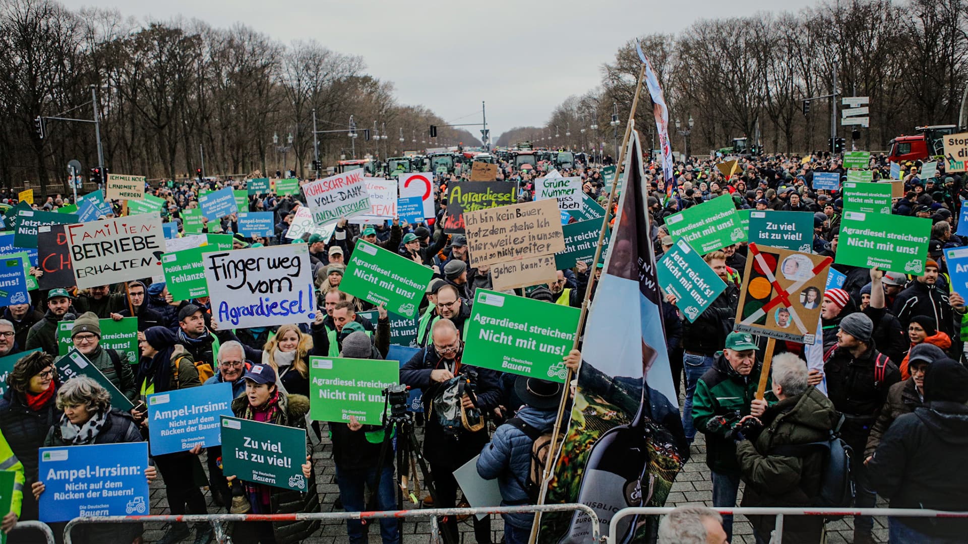 Der Klima-Protest wird staatlich hofiert, der Bauern-Aufstand ist echter Protest