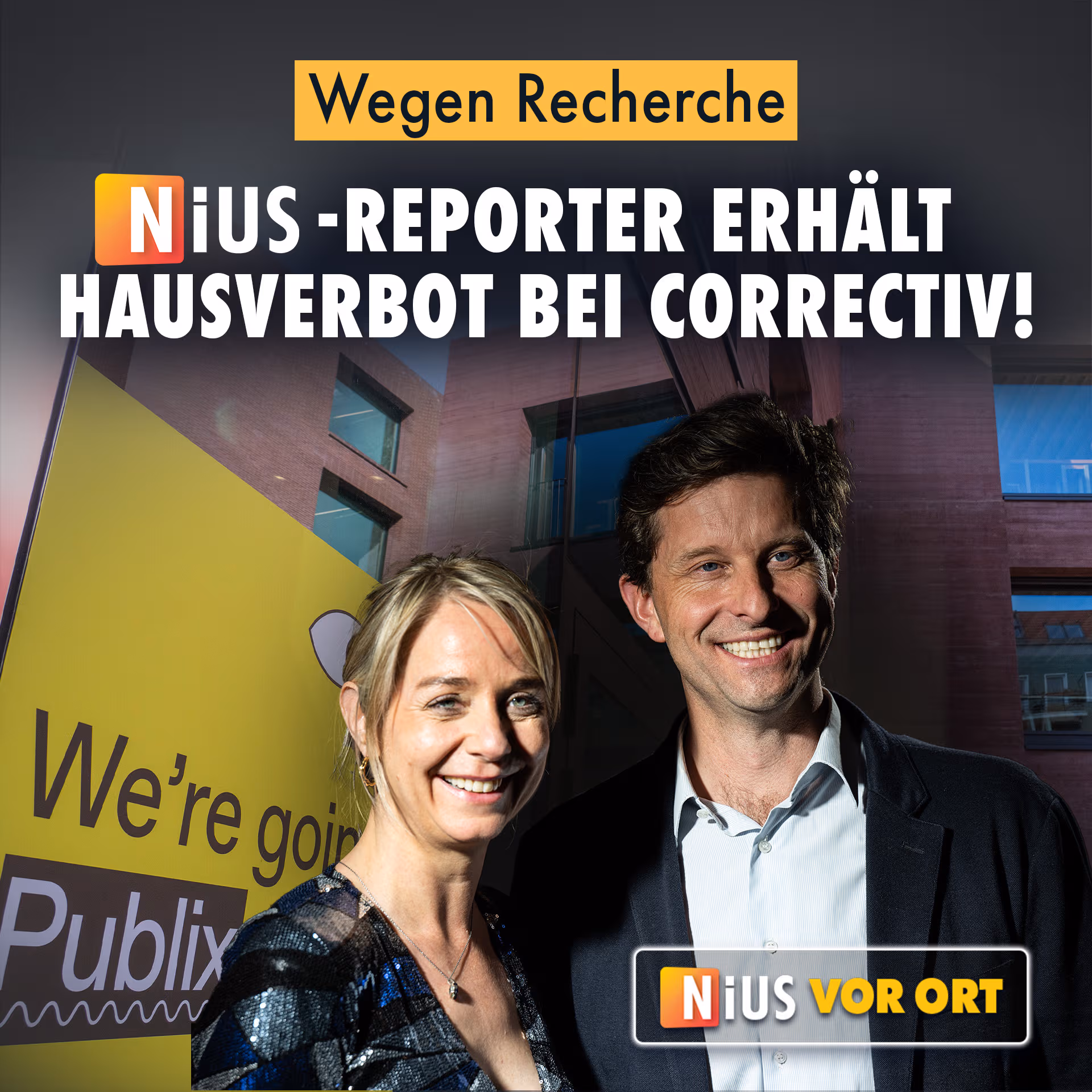 Wegen Recherche: NIUS-Reporter erhält Hausverbot bei Correctiv!