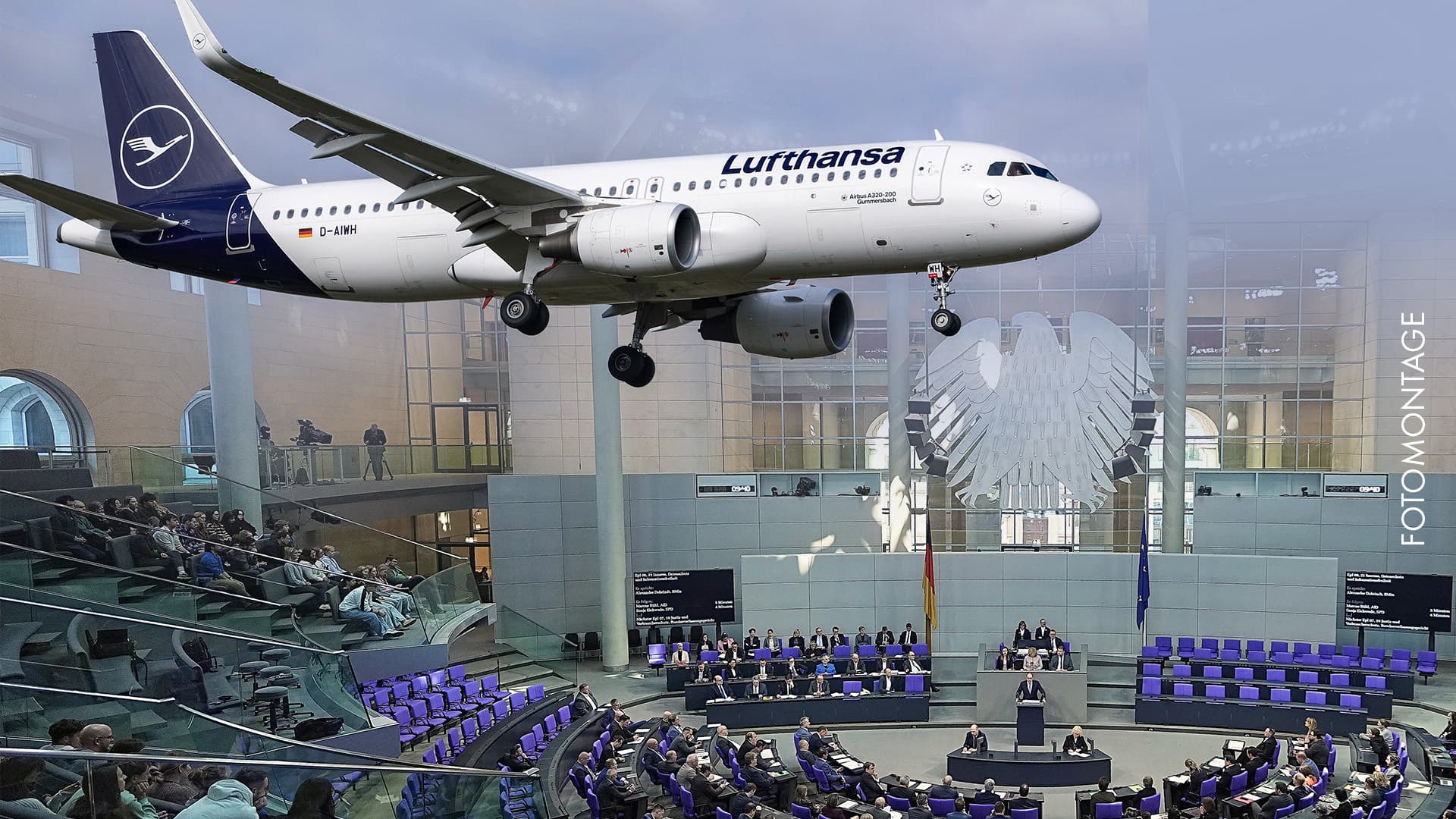 Bundestag genehmigt sich Kurzstrecken-Flüge in der Business Class