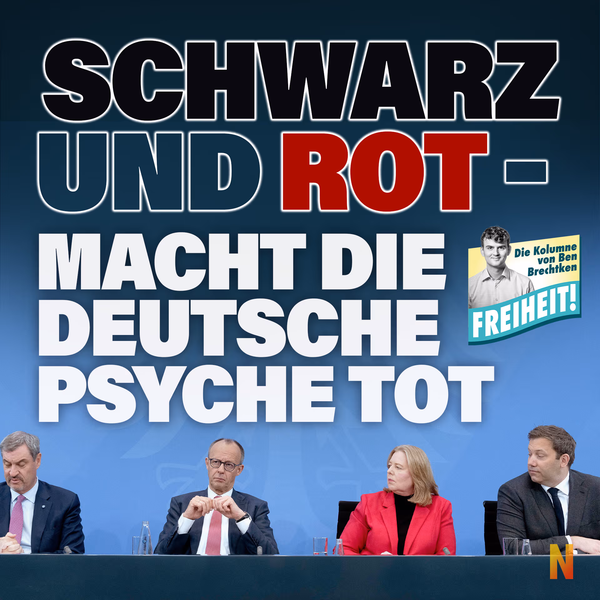 Schwarz und Rot – macht die deutsche Psyche tot
