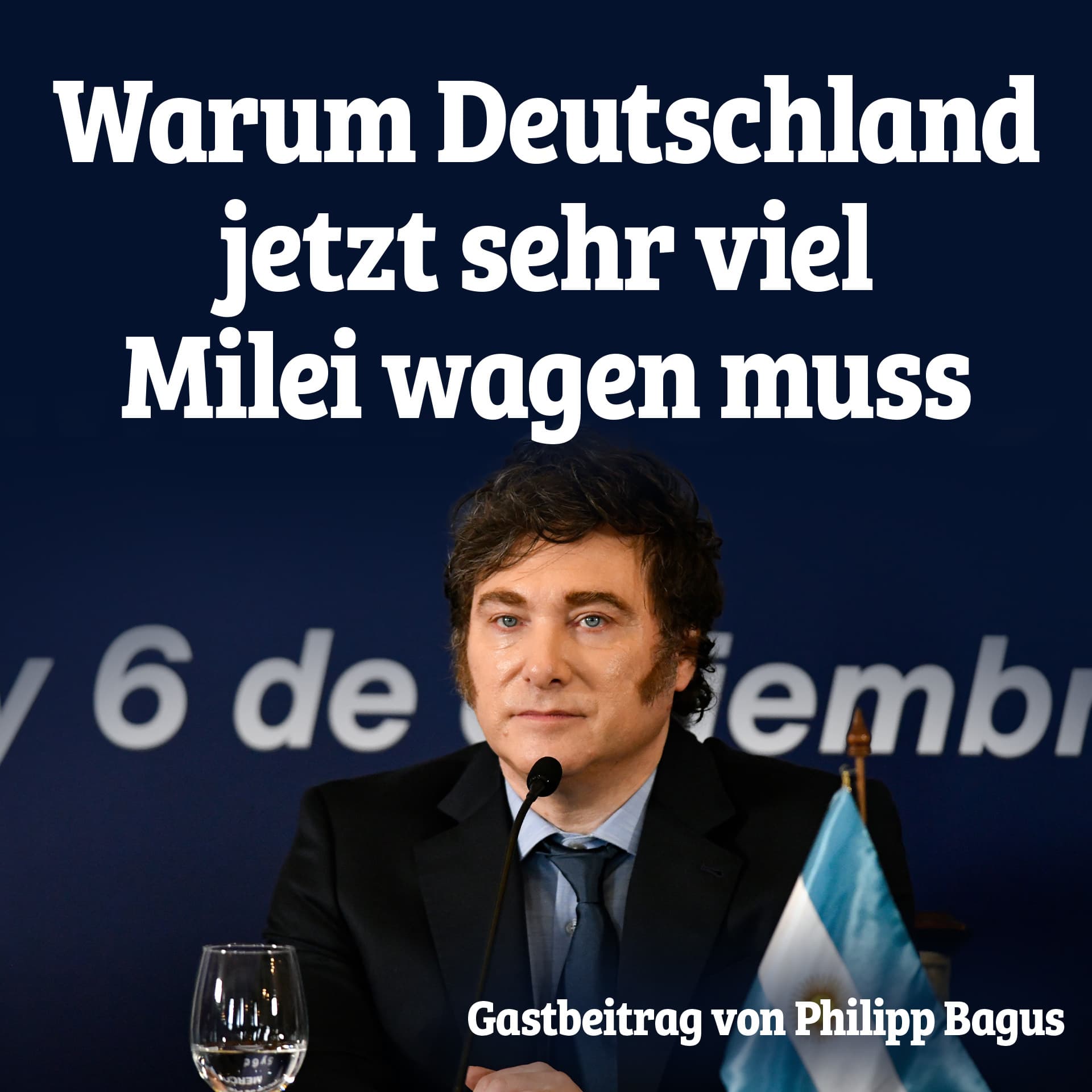 Warum Deutschland jetzt sehr viel Milei wagen muss