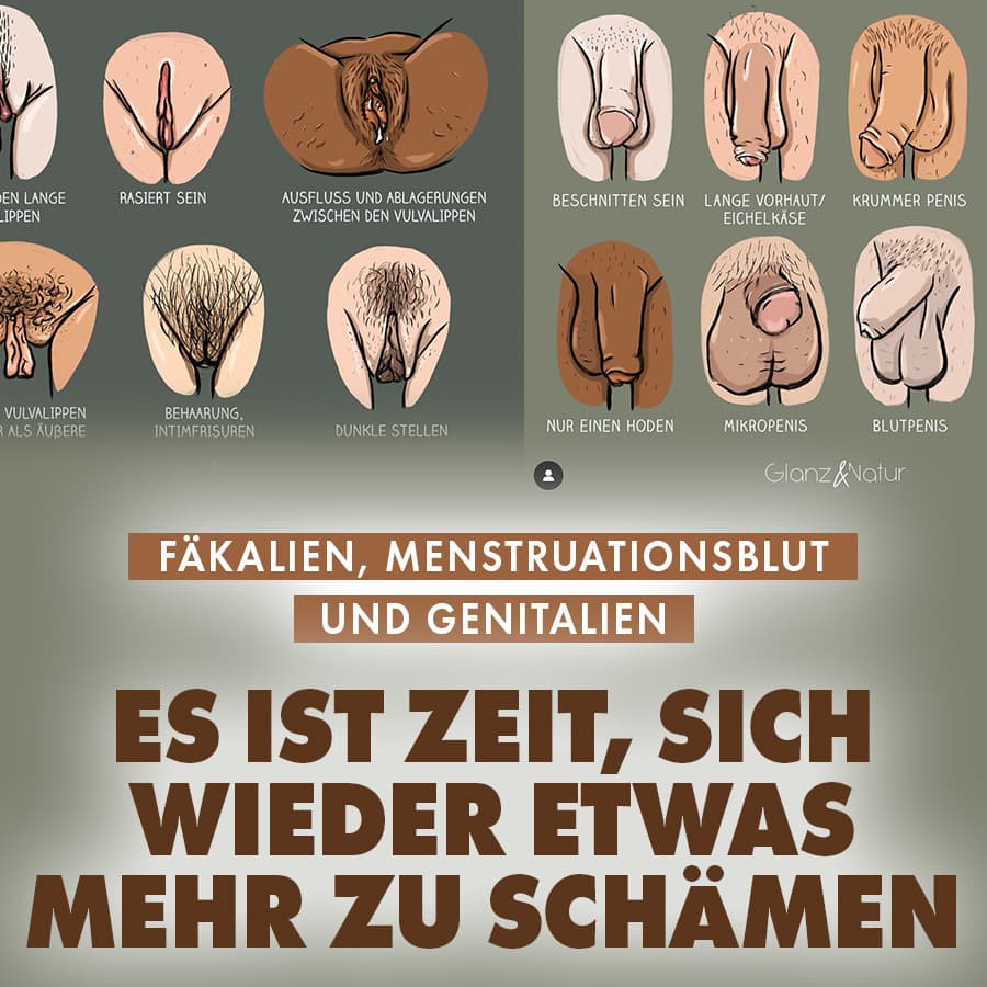 Fäkalien, Menstruationsblut und Genitalien: Es ist Zeit, sich wieder etwas mehr zu schämen