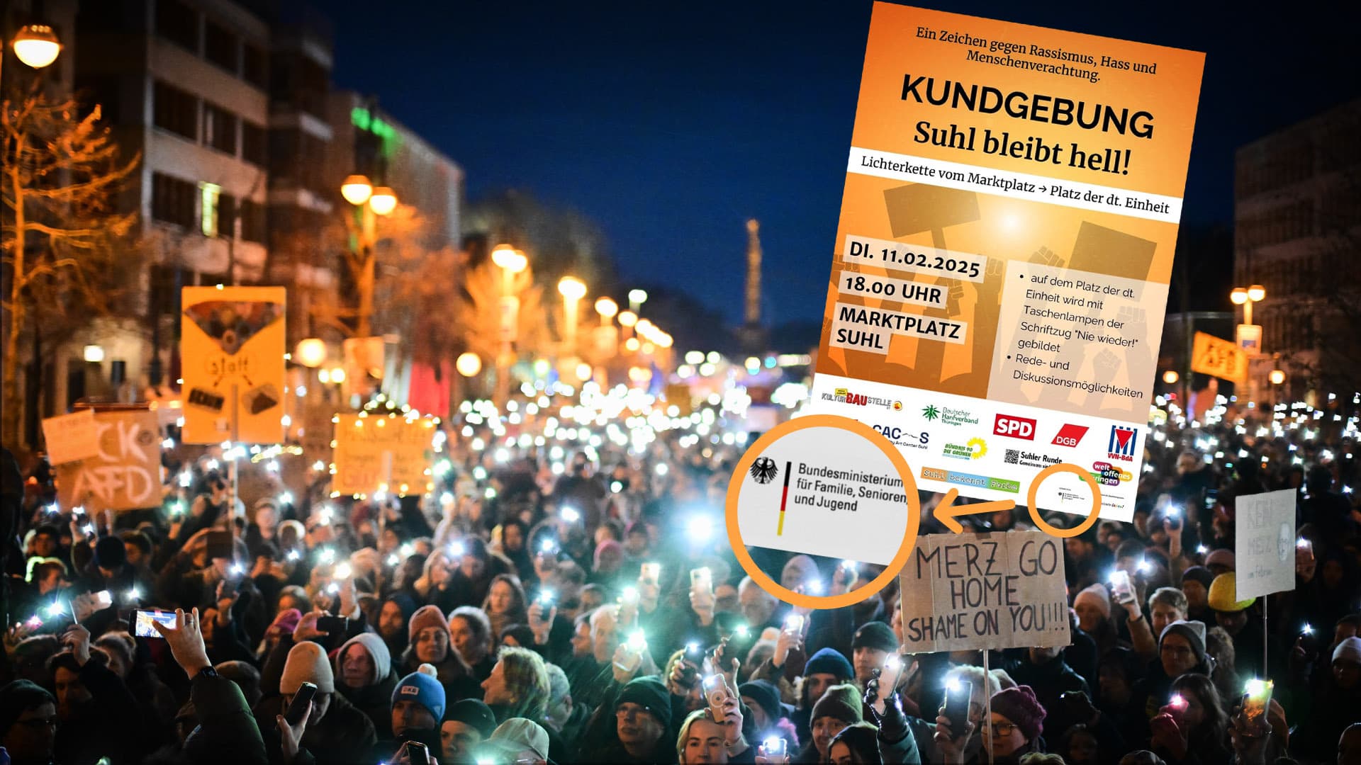 „Verschwörungstheorie“ wird wahr: In Suhl fördert Lisa Paus’ Familienministerium offiziell den Protest gegen die Opposition