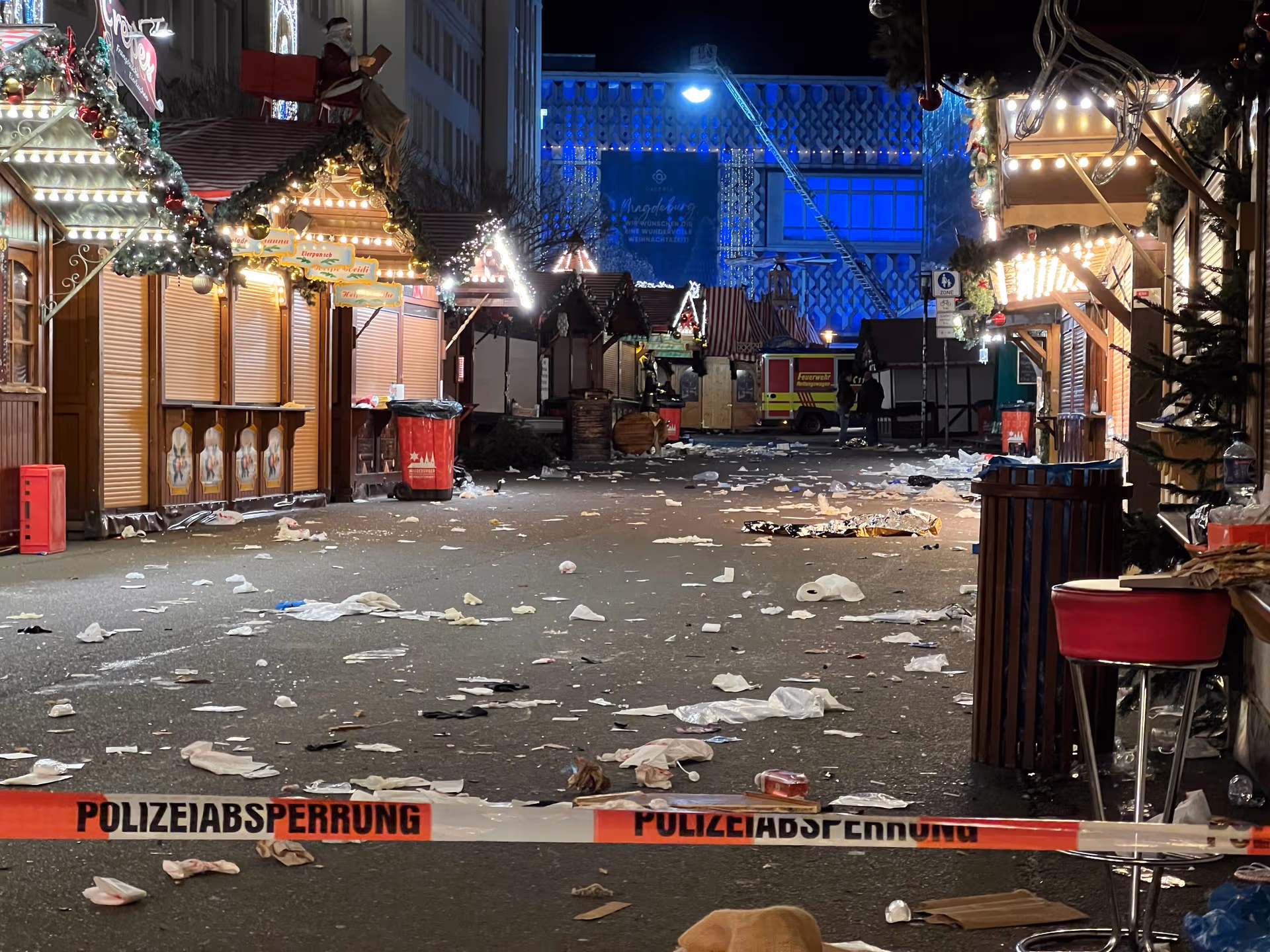 5 Tote und mehr als 200 Verletzte nach Attentat auf Weihnachtsmarkt in Magdeburg