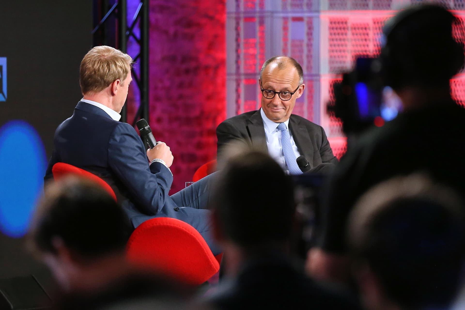 Konservative Staffage im linken Bühnenbild: Was wollte Friedrich Merz bei der re:publica?
