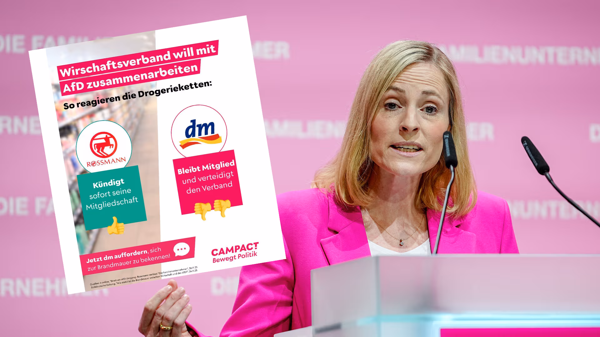 NGO-Komplex agitiert gegen Opposition: Campact-Gruppe schreibt Drohmail an Familienunternehmer