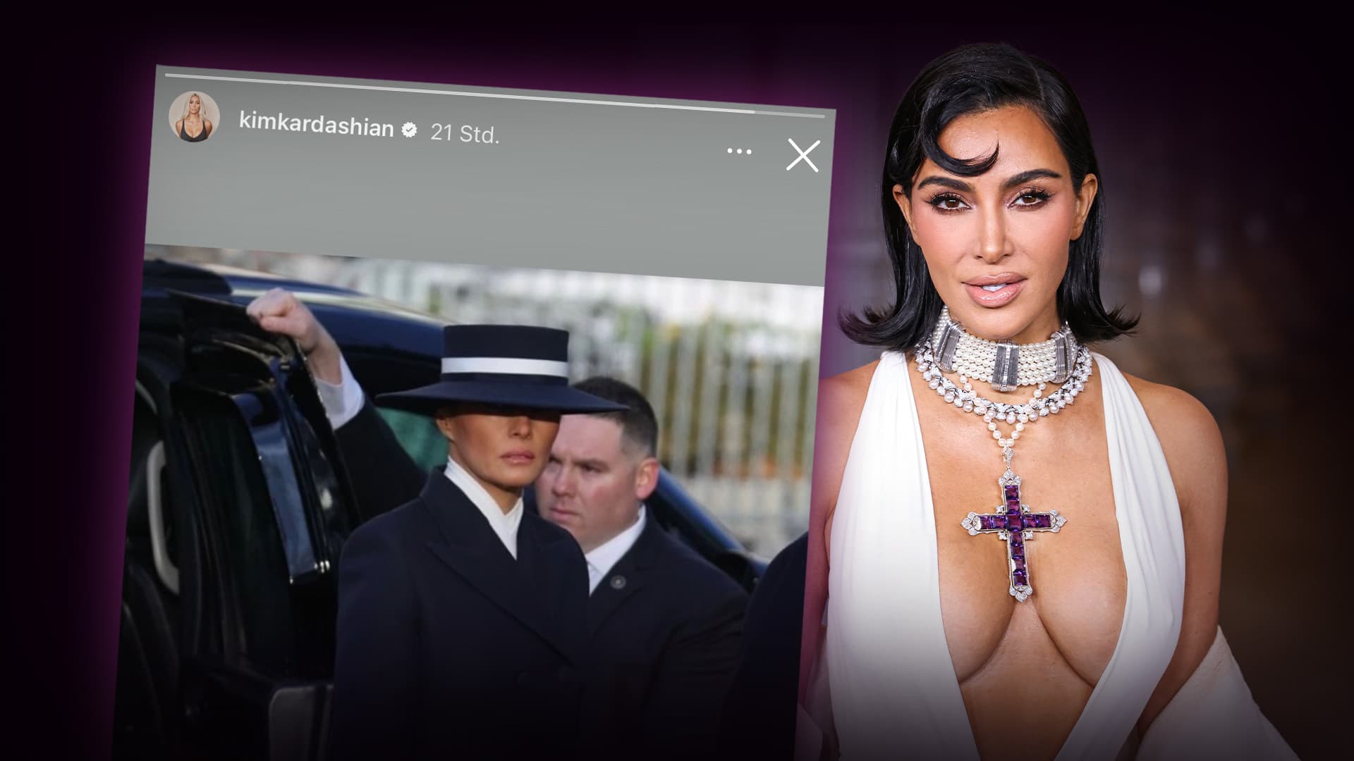 Kim Kardashians geheime Botschaft ... und weitere Hammer-Momente von der Trump-Amtseinführung