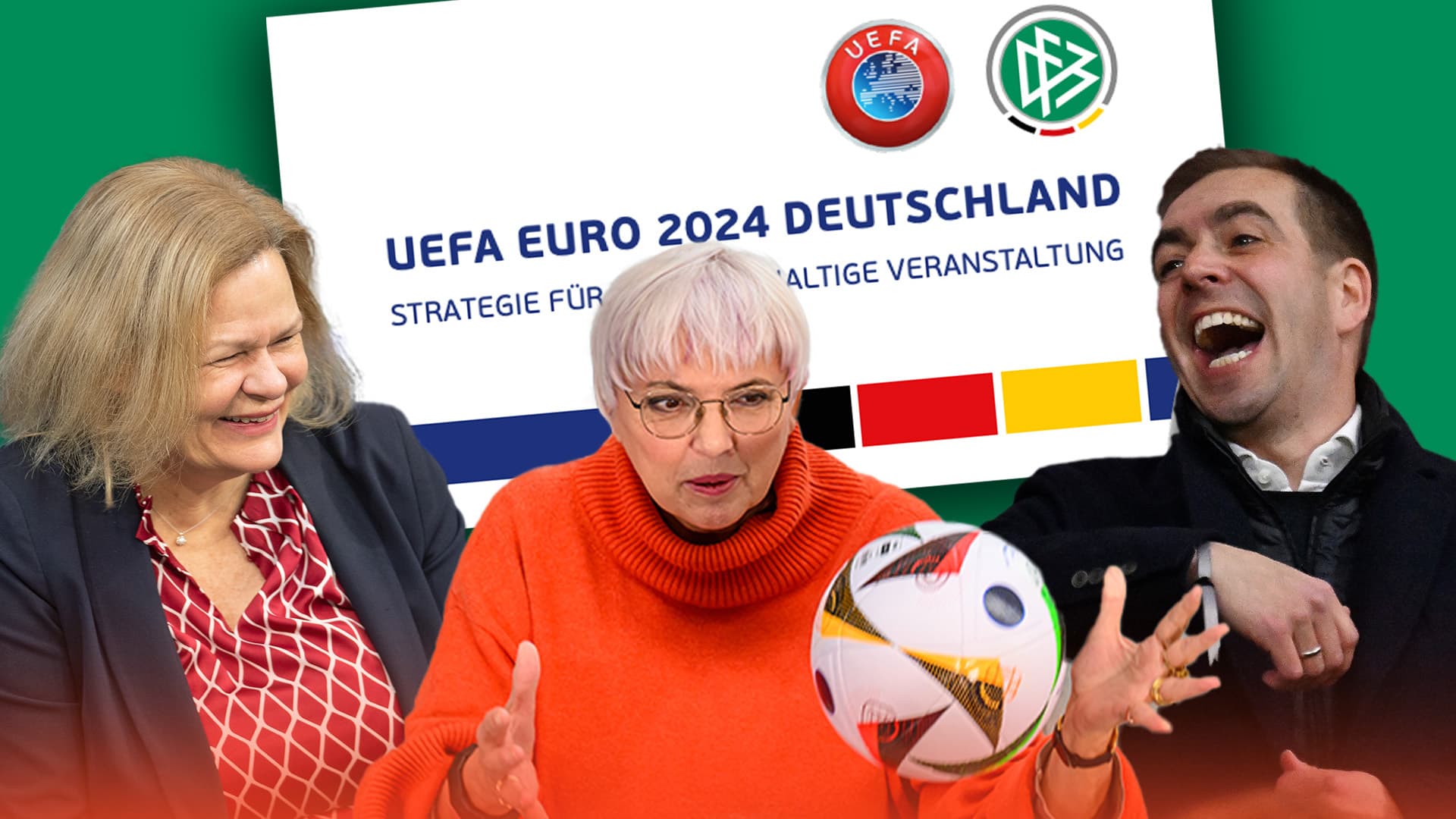Regierung und DFB machen aus der Fußball-EM ein linkes Polit-Festival