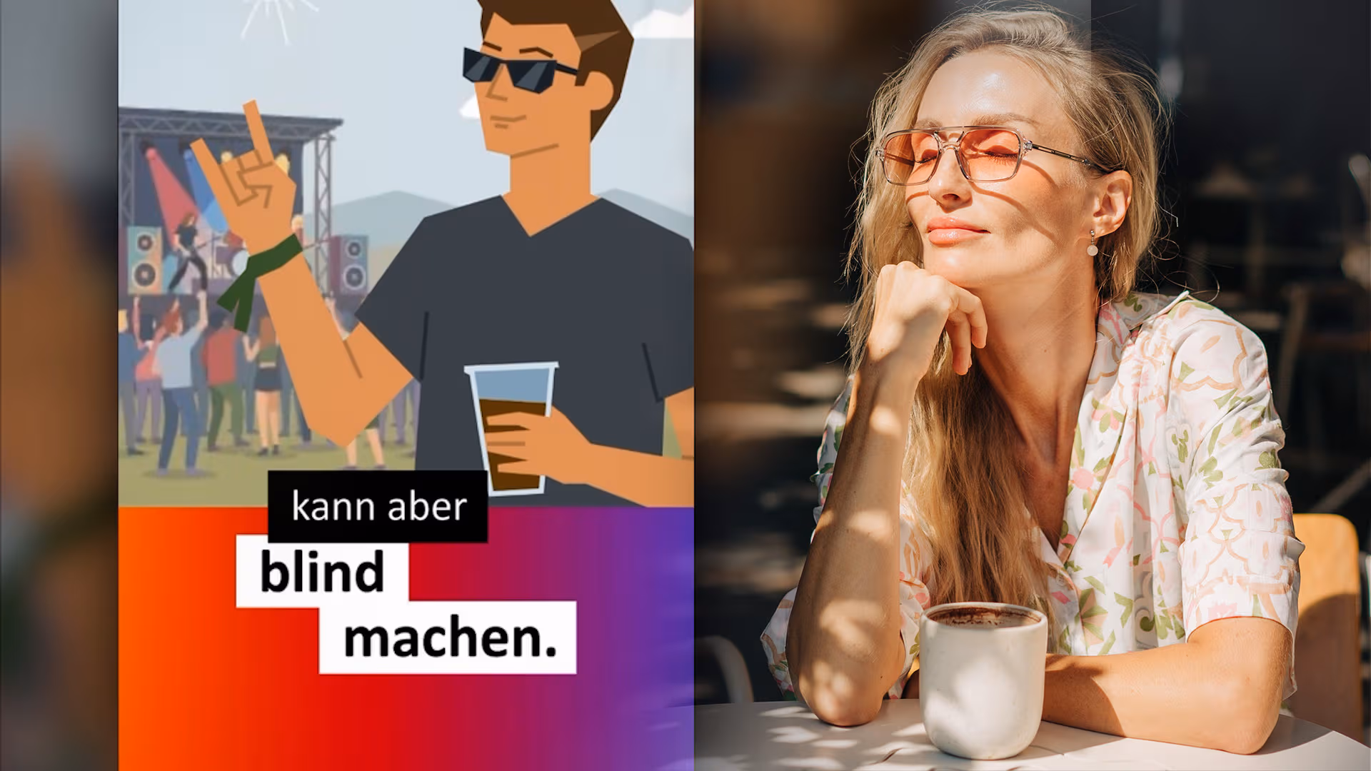 100.000-Euro-Kampagne: Jetzt warnt die Regierung, dass man ohne Sonnenbrille zu erblinden droht