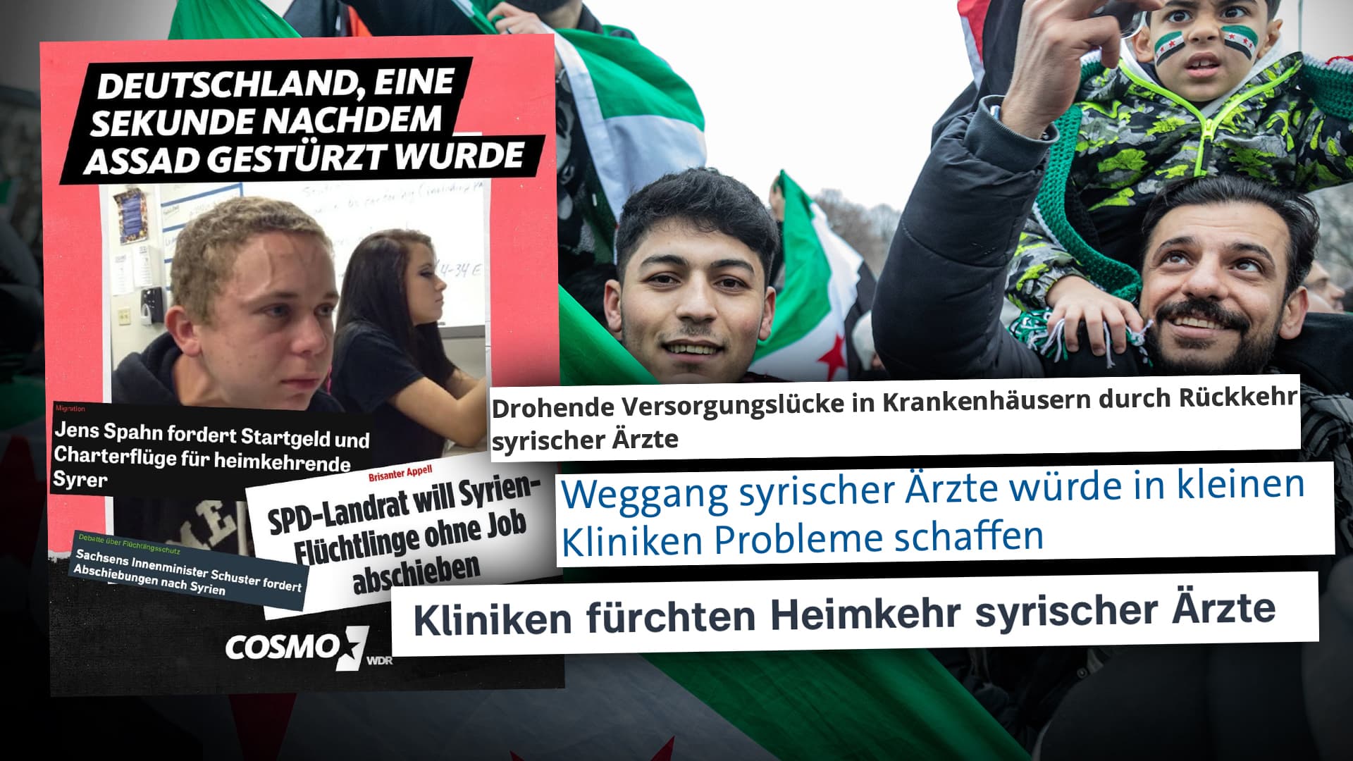 Wie der WDR und andere Medien Unwahrheiten über Syrien verbreiten und gegen Asyl-Kritiker hetzen