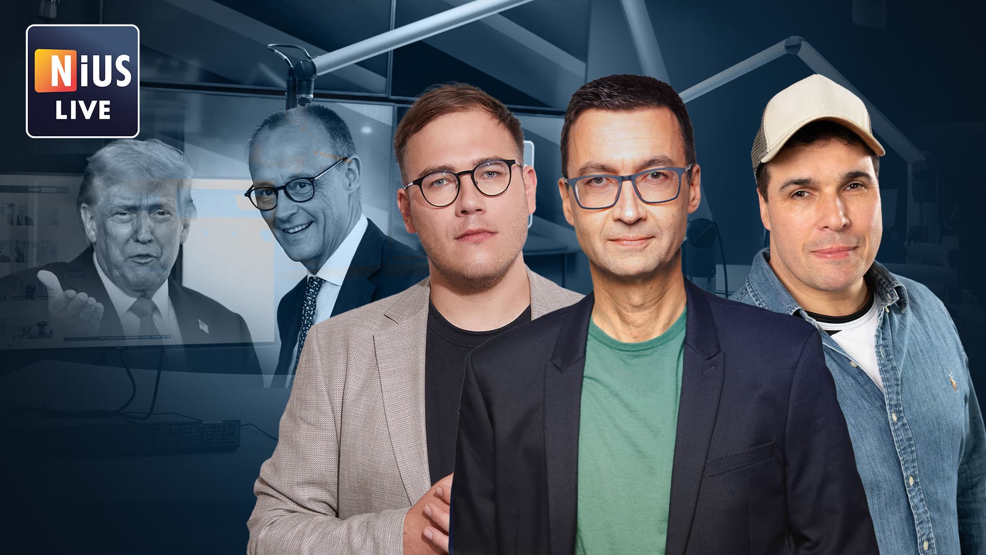 Das war NIUS Live am Freitag: Julian Reichelt bei Trump und Merz im Weißen Haus