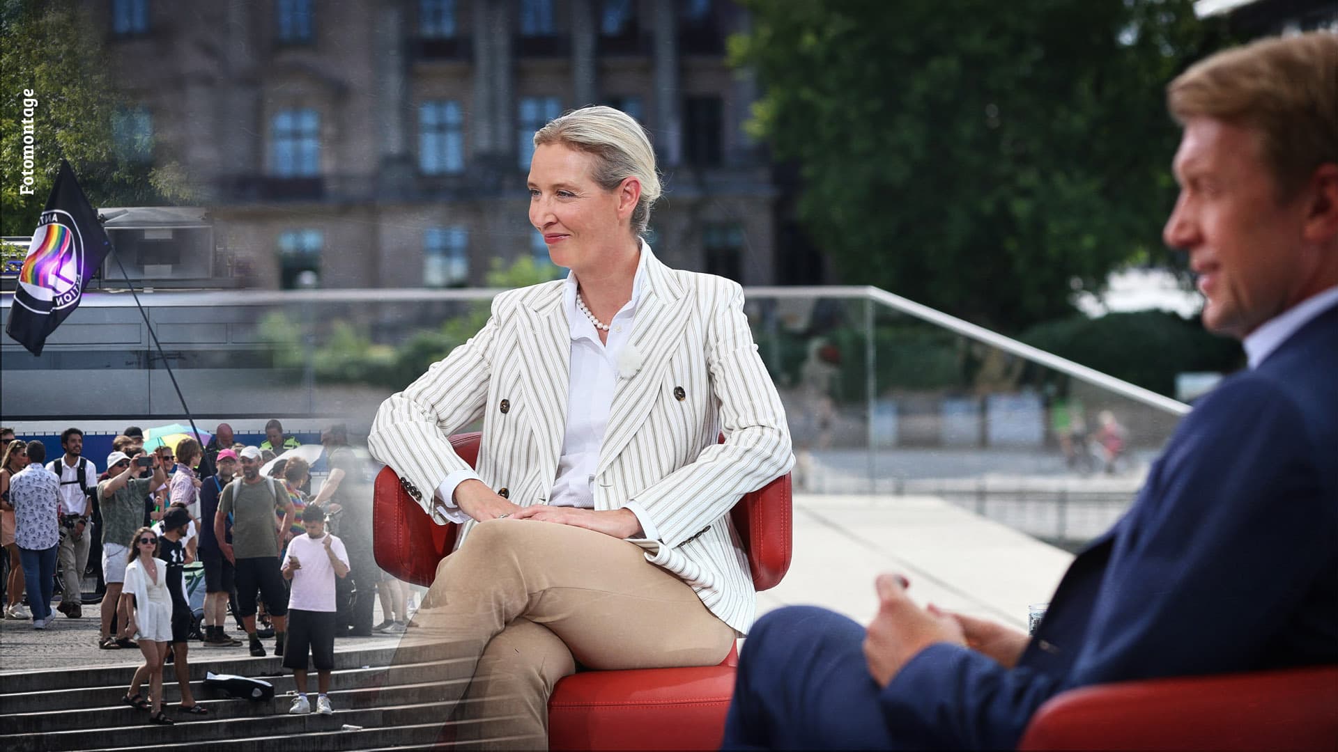 Waren die lauten Demo-Geräusche Absicht oder ein Fehler? Die wichtigsten Fragen zum ARD-Sommerinterview mit AfD-Chefin Weidel