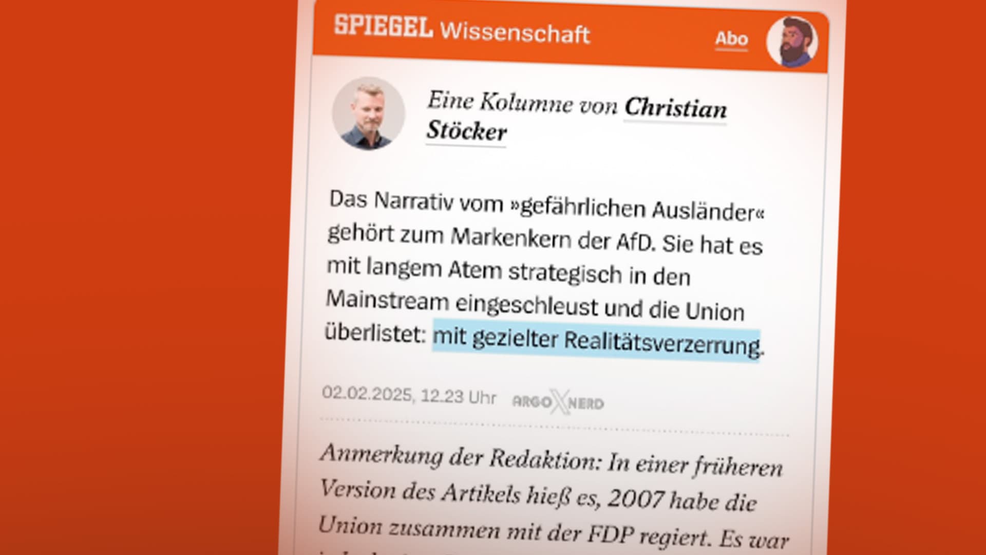 Spiegel muss Kolumne über „Realitätsverzerrung“ vier Mal korrigieren...