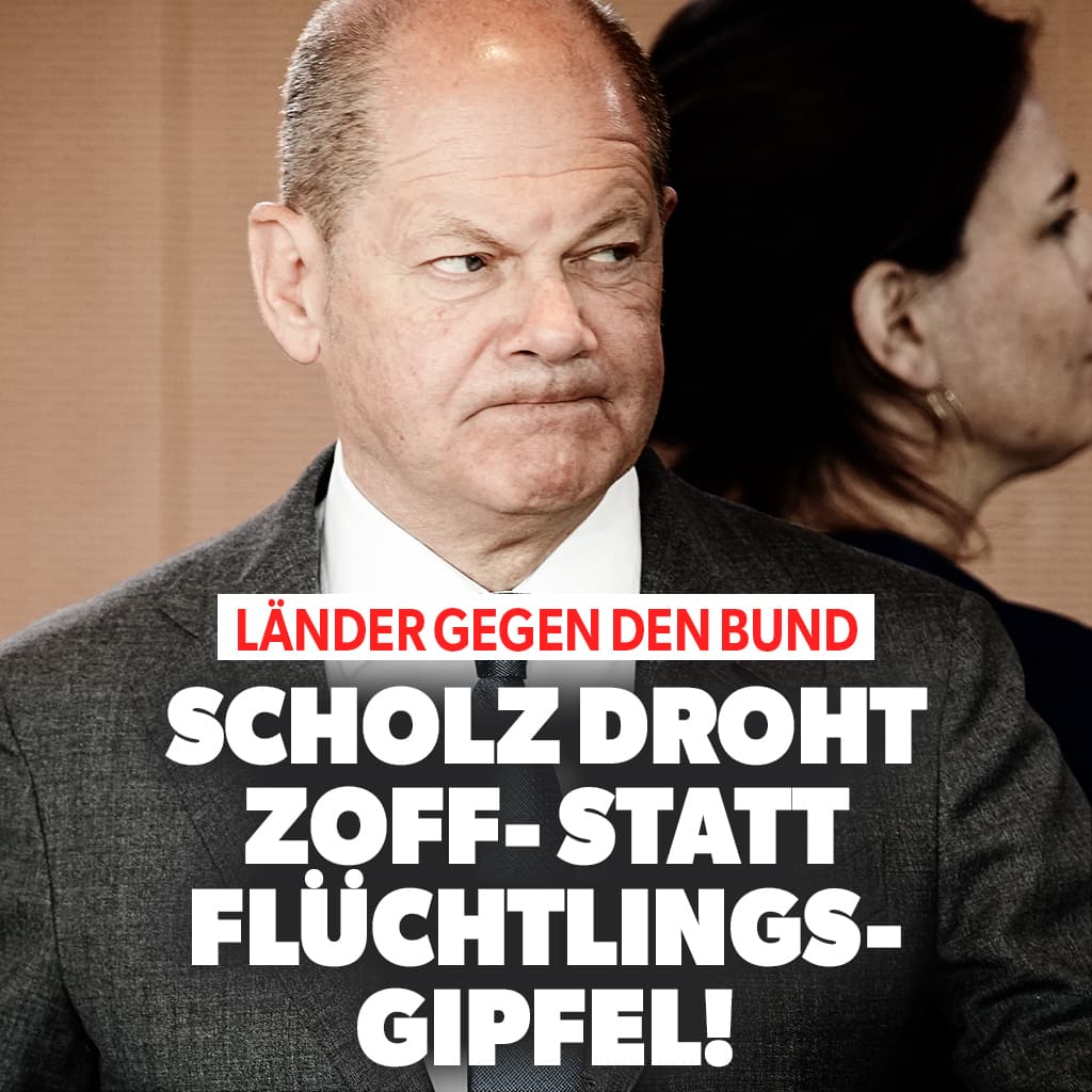 Bund gegen Länder: Scholz droht Zoff- statt Flüchtlings-Gipfel!