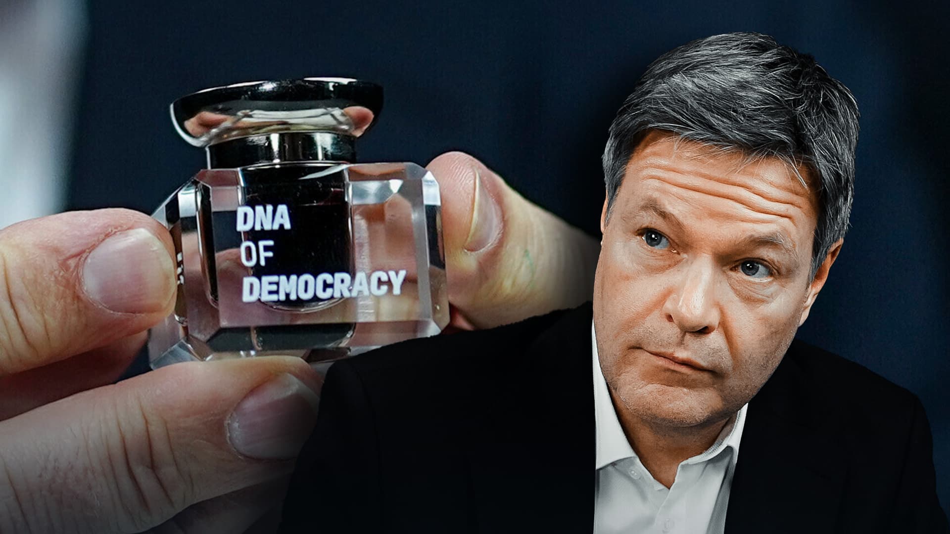 Habeck-Wahlkampf mit Künstler-Projekt „DNA of Democracy“: Endlich kommt Correctivs obskure Zaubertinte zum Einsatz!