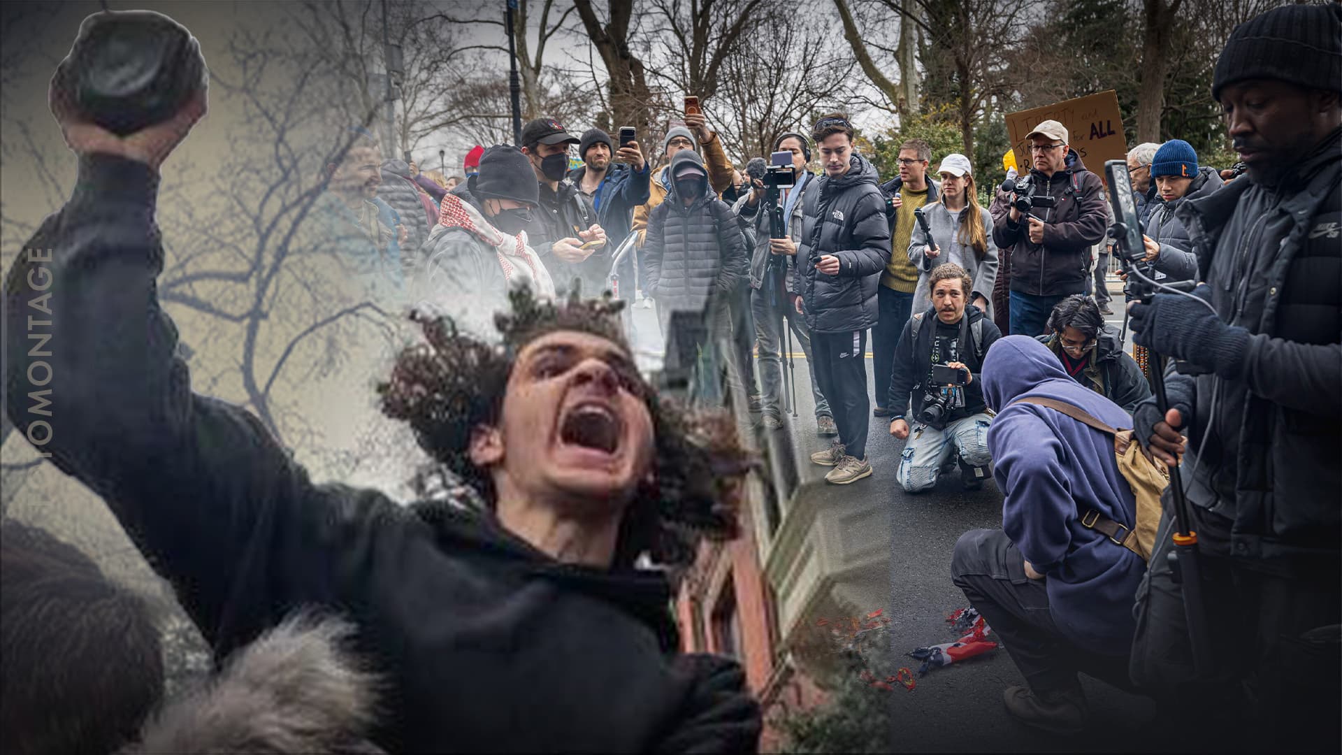 Antifa-Gegendemo in New York City: Während Linke „alle willkommen” heißen, wirft ein Islamist eine Bombe