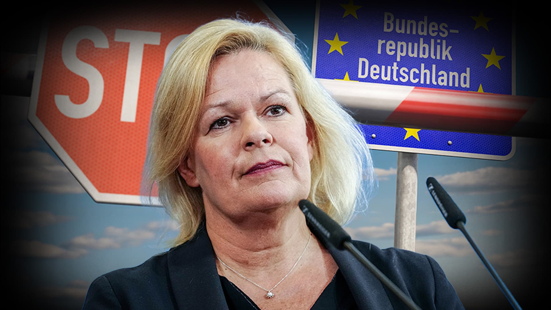 Gefährlich für Deutschland: Ministerin Faeser erfindet Asyl-Fakt