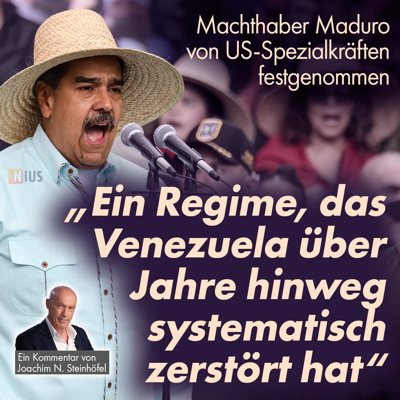 Drogenterrorismus: Maduro hat Venezuela über Jahre hinweg systematisch zerstört
