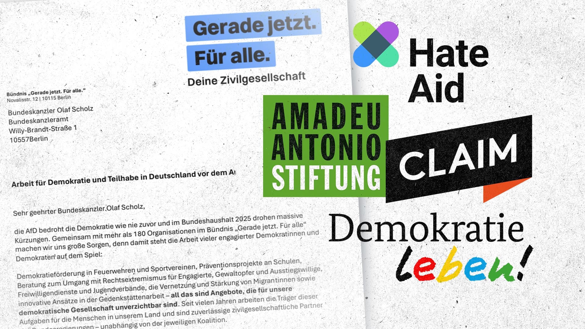 Wegen Fördergeld-Kürzungen: Linke Lobbyisten schreiben Bettel-Brief an Kanzler Scholz