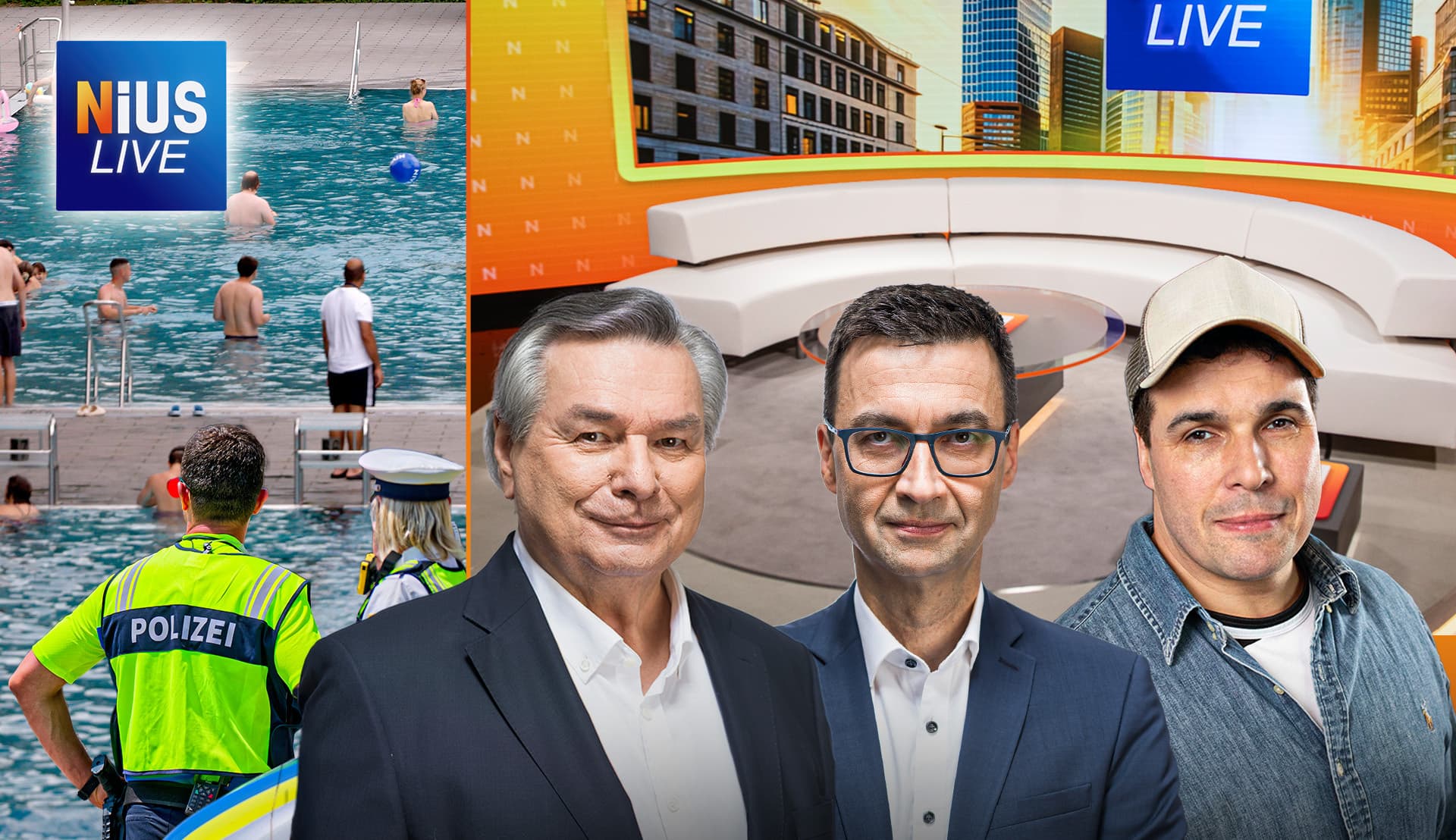 Das war NIUS Live am Montag: Freibad-Alarm