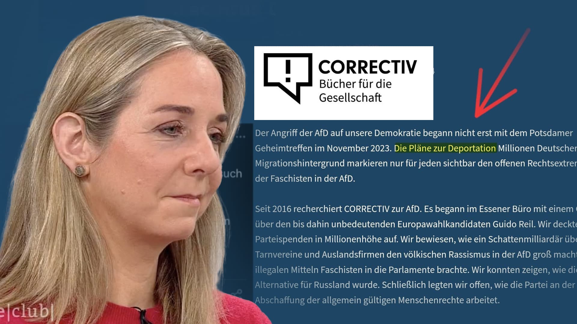 Correctiv sagt nach TV-Lüge, es sei „irrelevant“, ob man von „Deportation“ gesprochen habe