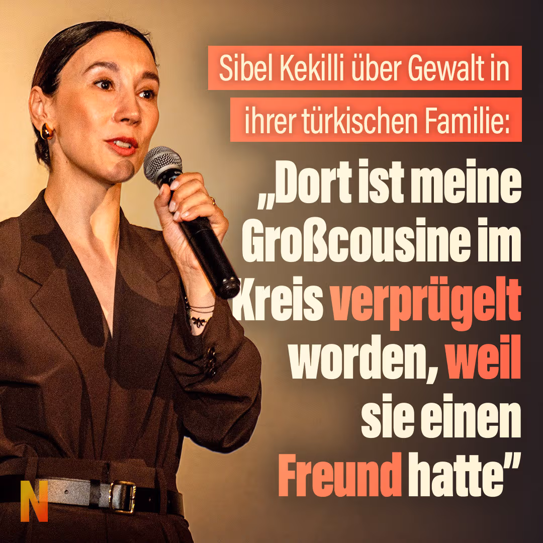 Sibel Kekilli über Gewalt in ihrer türkischen Familie: „Dort ist meine Großcousine im Kreis verprügelt worden, weil sie einen Freund hatte”
