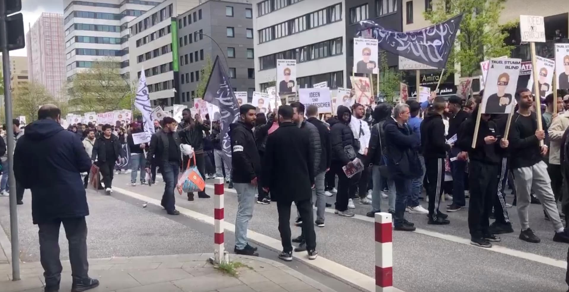 Islamisten-Aufmarsch in Hamburg: „Kalifat ist die Lösung“