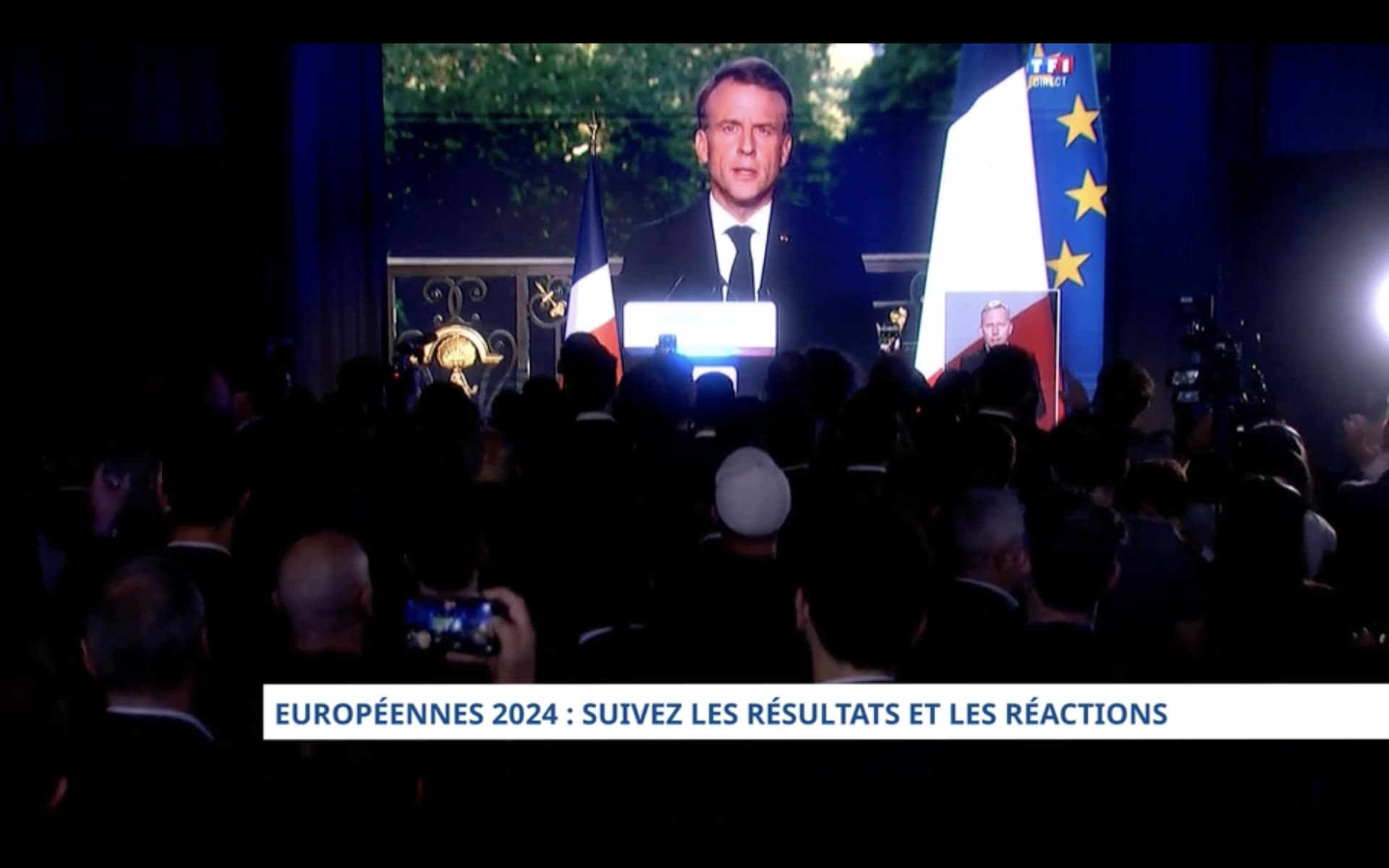 Französischer Präsident Emmanuel Macron kündigt Auflösung des Parlaments und Neuwahlen an