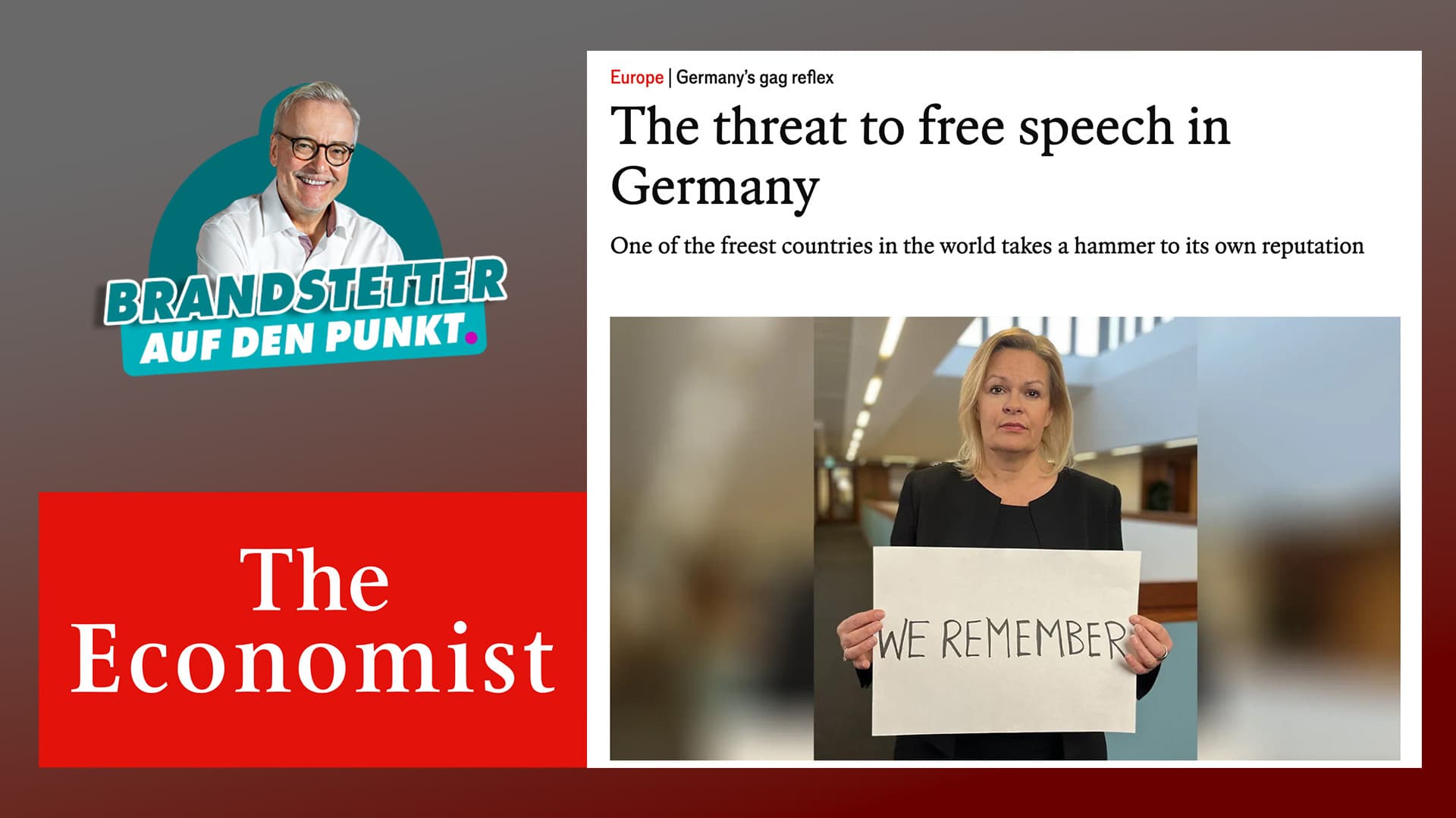 So besorgt schaut die Weltpresse auf den Zustand der Meinungsfreiheit in Deutschland