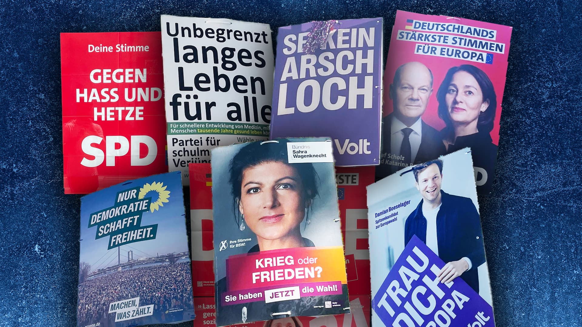 Wer sich alle Wahlkampf-Plakate in Ruhe durchliest, erkennt erst den ganzen Unsinn, der da steht …