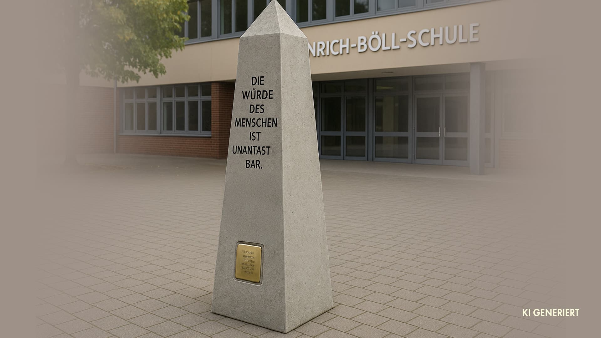Mit 14.000 Euro Steuergeld: Dortmunder Schule will 9 Tonnen schweren Stein für „Demokratie und Vielfalt” auf Pausenhof pflanzen