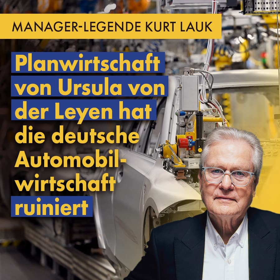 Die Planwirtschaft von Ursula von der Leyen hat die deutsche Automobilwirtschaft ruiniert