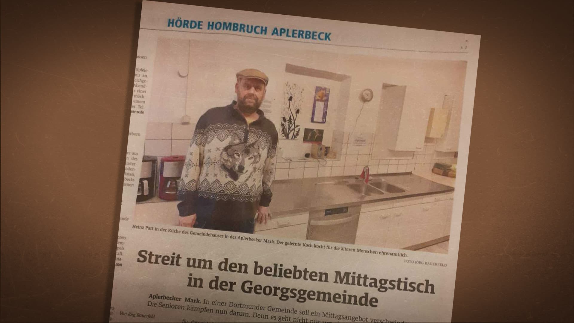 Weil er Messerangriffe kritisierte: Kirche schmeißt Koch raus, Rentner kriegen kein Essen mehr