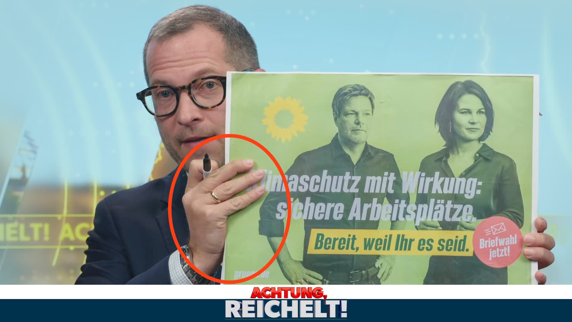 Wehe, Sie malen den Grünen ein H*tler-Bärtchen