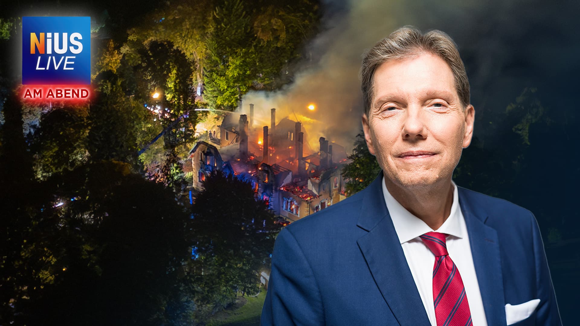 Ab 18 Uhr bei NIUS Live am Abend: Antifa bekennt sich zu Brandanschlag auf Schloss von Thurn und Taxis