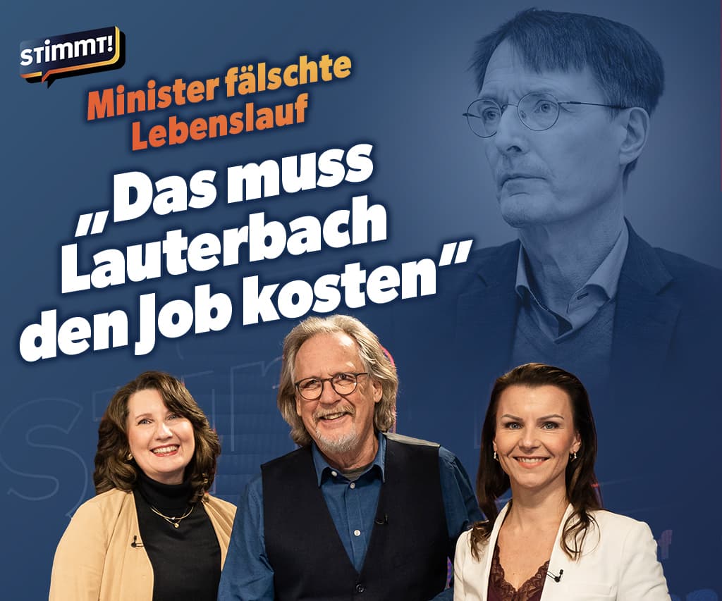 Frisierter Lebenslauf von Lauterbach ++ Total-Versagen unserer Medien bei Corona