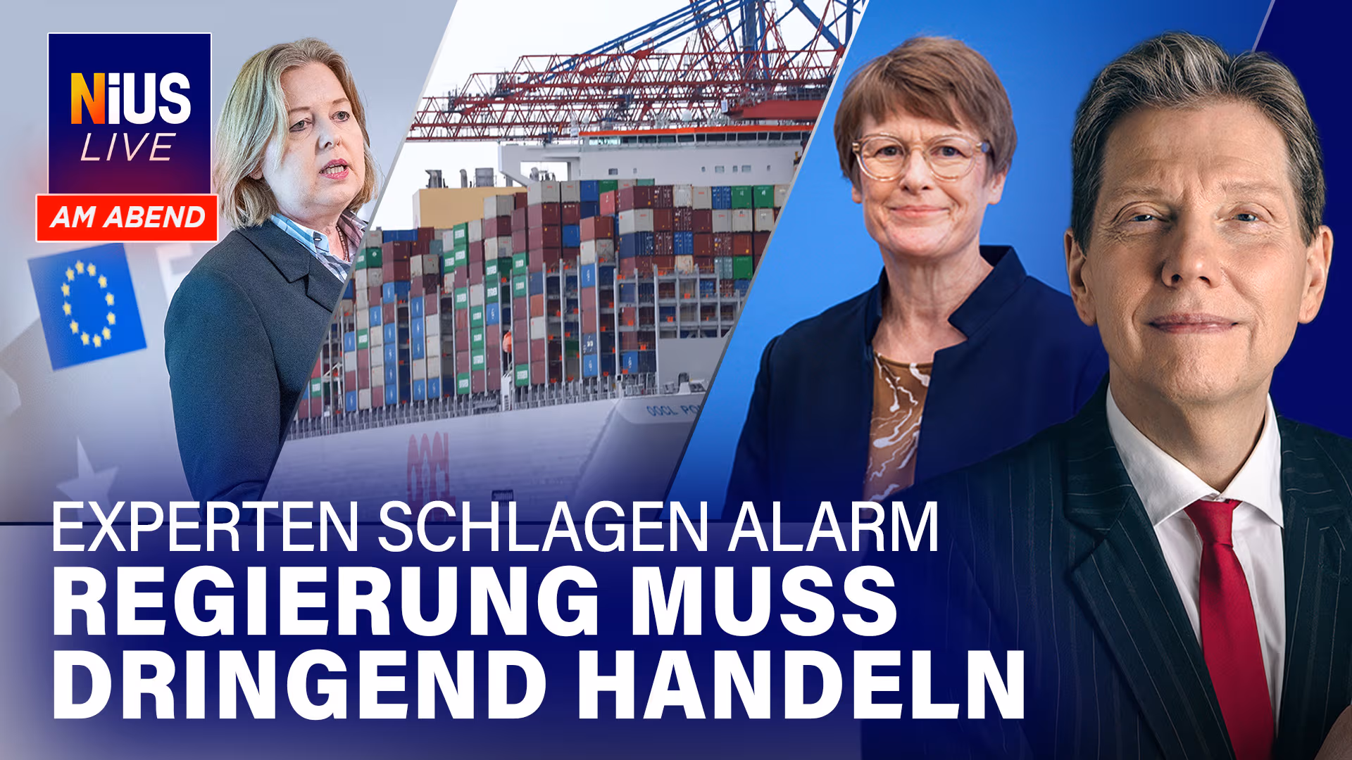 Wirtschaftsweise sagen Sozialabgaben von 50 % voraus I NIUS Live am Abend vom 27.05.26