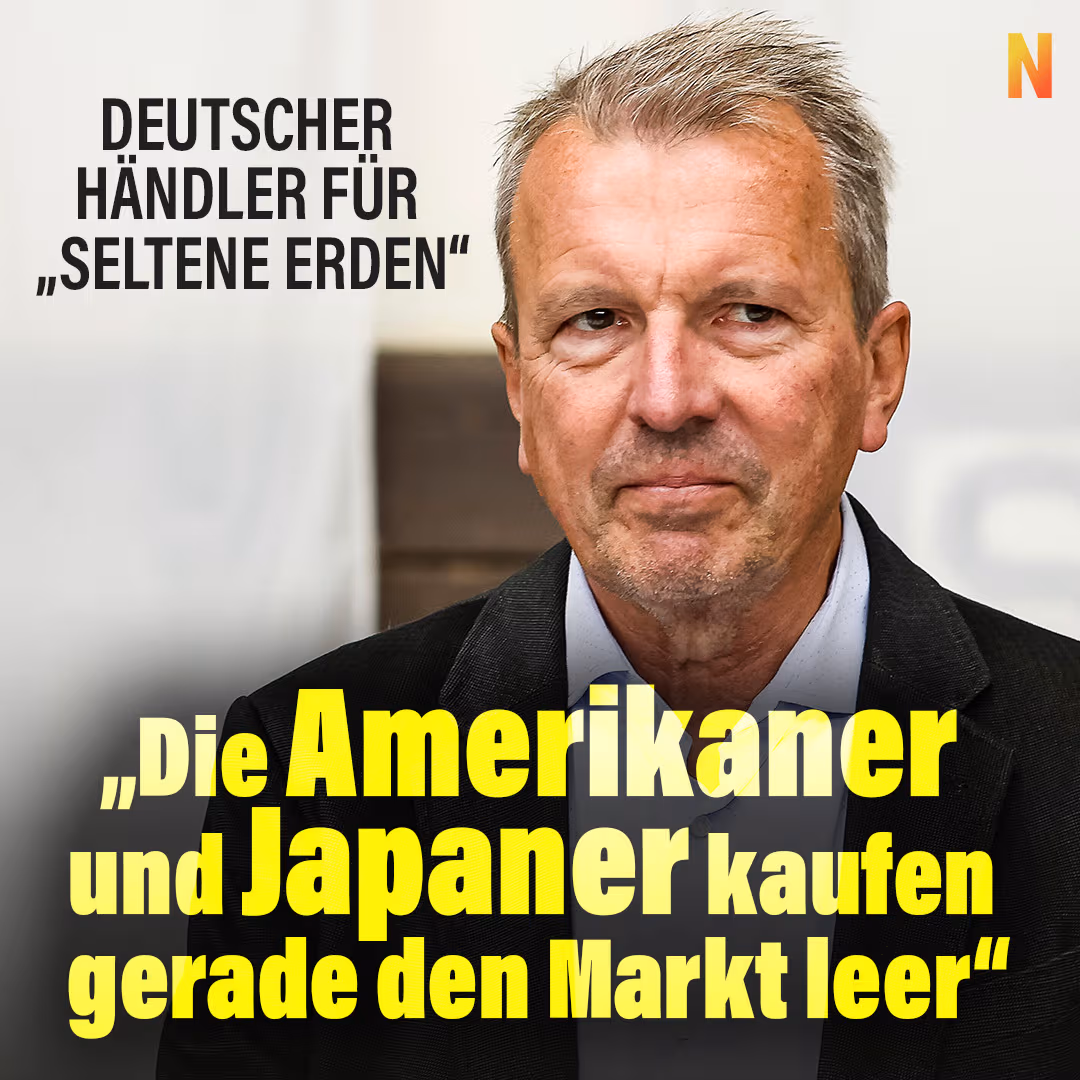 Deutscher Händler für „seltene Erden“: „Die Amerikaner und Japaner kaufen gerade den Markt leer“