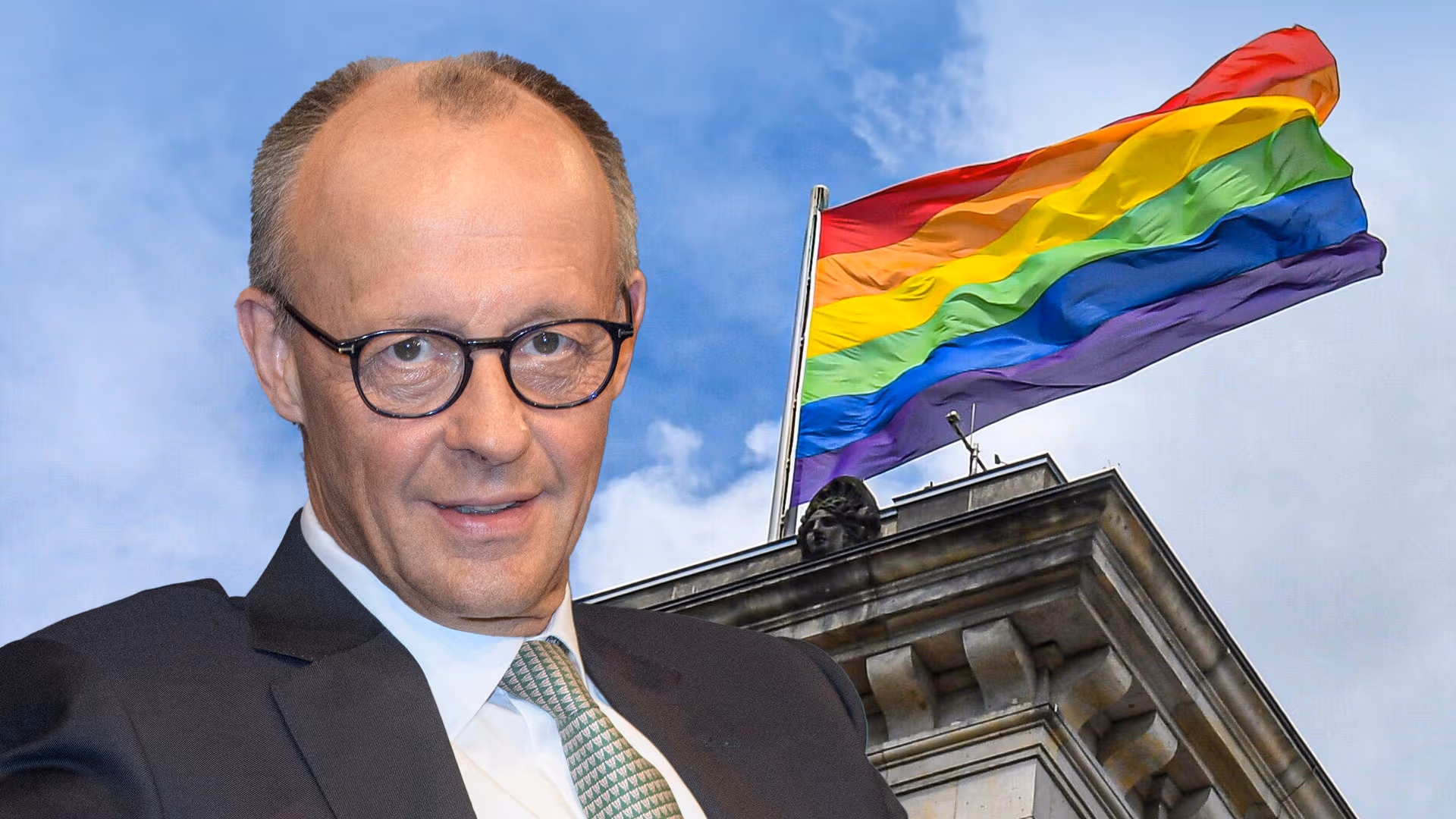Merz über Regenbogen-Fahne auf Regierungsgebäude: „Der Bundestag ist kein Zirkuszelt“