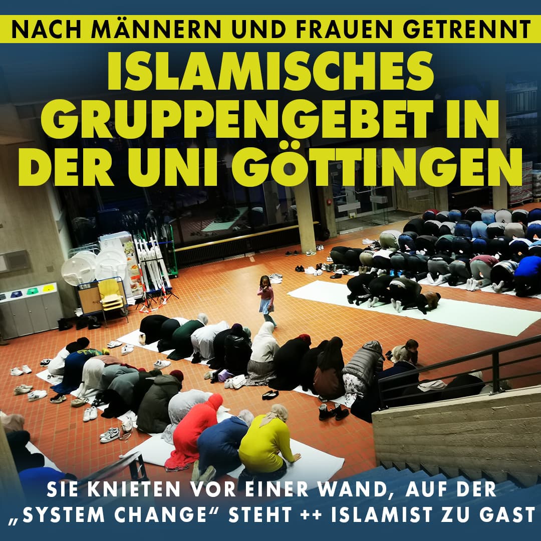 Nach Männern und Frauen getrennt: Islamisches Gruppengebet in der Uni Göttingen