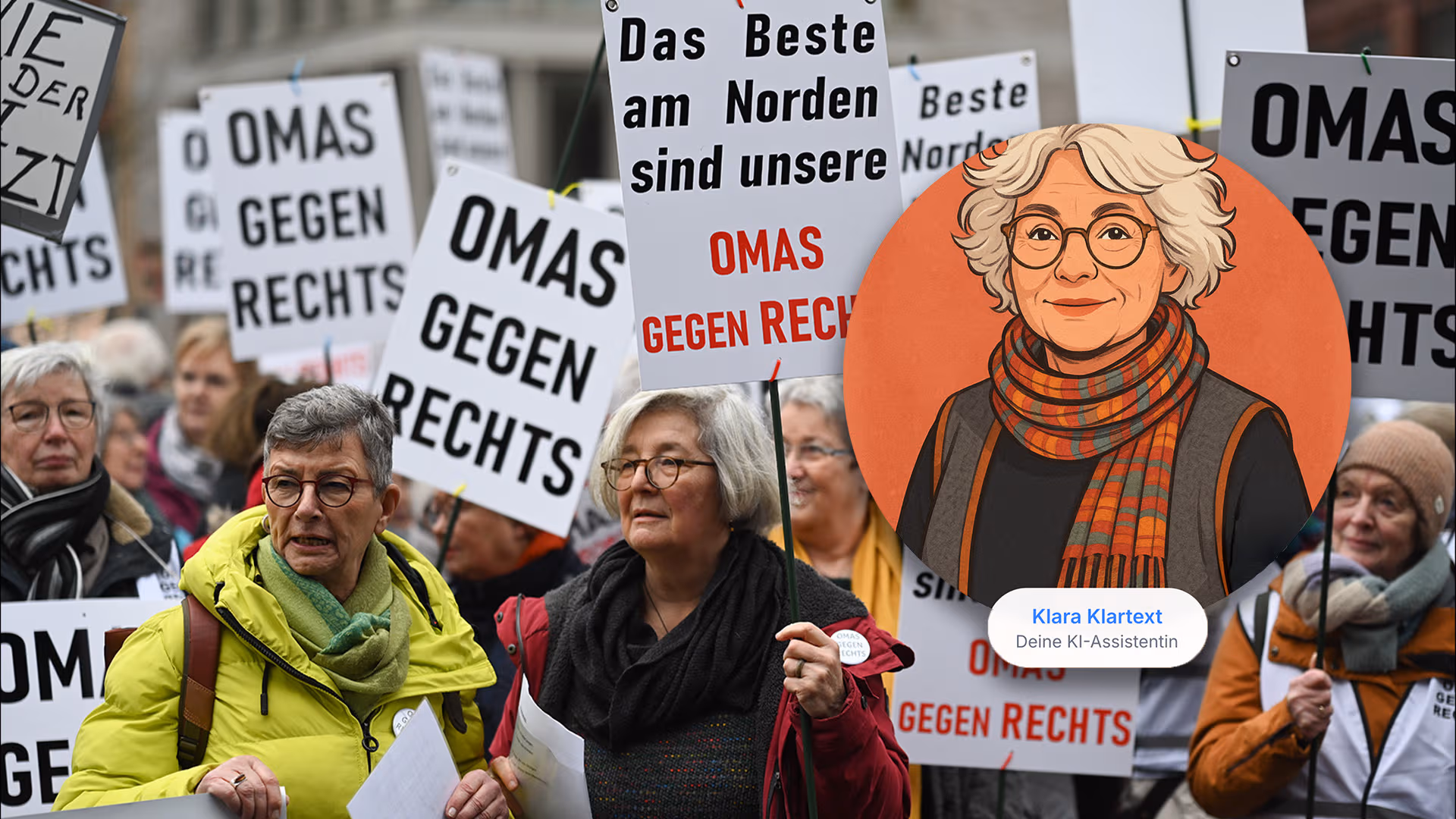 „Omas gegen Rechts“ bringen neuen KI-Chatbot heraus