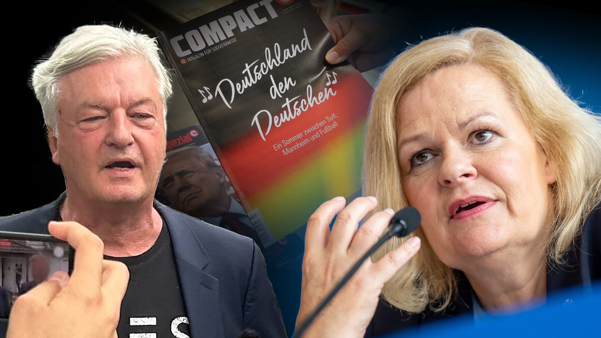 Nach Verbotsverfügung: „Compact“-Magazin reicht Klage gegen Faeser ein