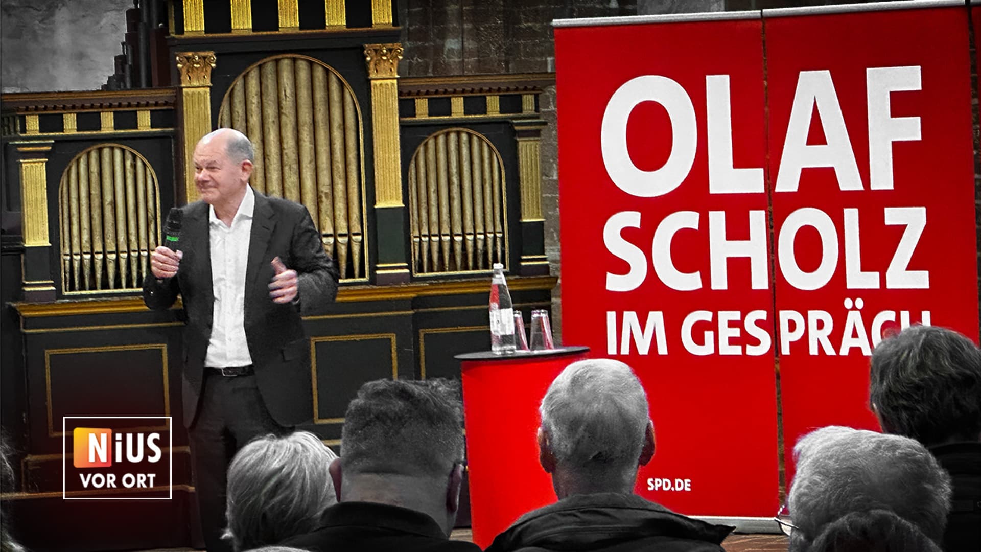 „Unser Wohlstand wäre ohne Zuwanderung nicht denkbar“: Wie Kanzler Olaf Scholz in Prenzlau in den Brandenburger Wahlkampf eingreift